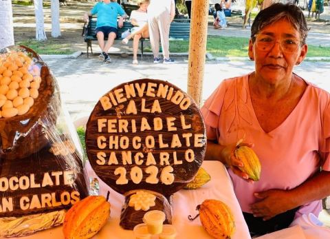 Feria Productiva Artesanal del Cacao en San Carlos (Foto: GAMSC) 