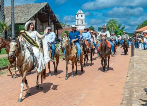 Cabalgata de Comitivas, en Concepción, Santa Cruz (Foto: Fexpo Chiquitana) 