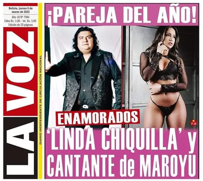 Wendy Callaú y Kevin Yucra, portada La Voz (Foto: WC)