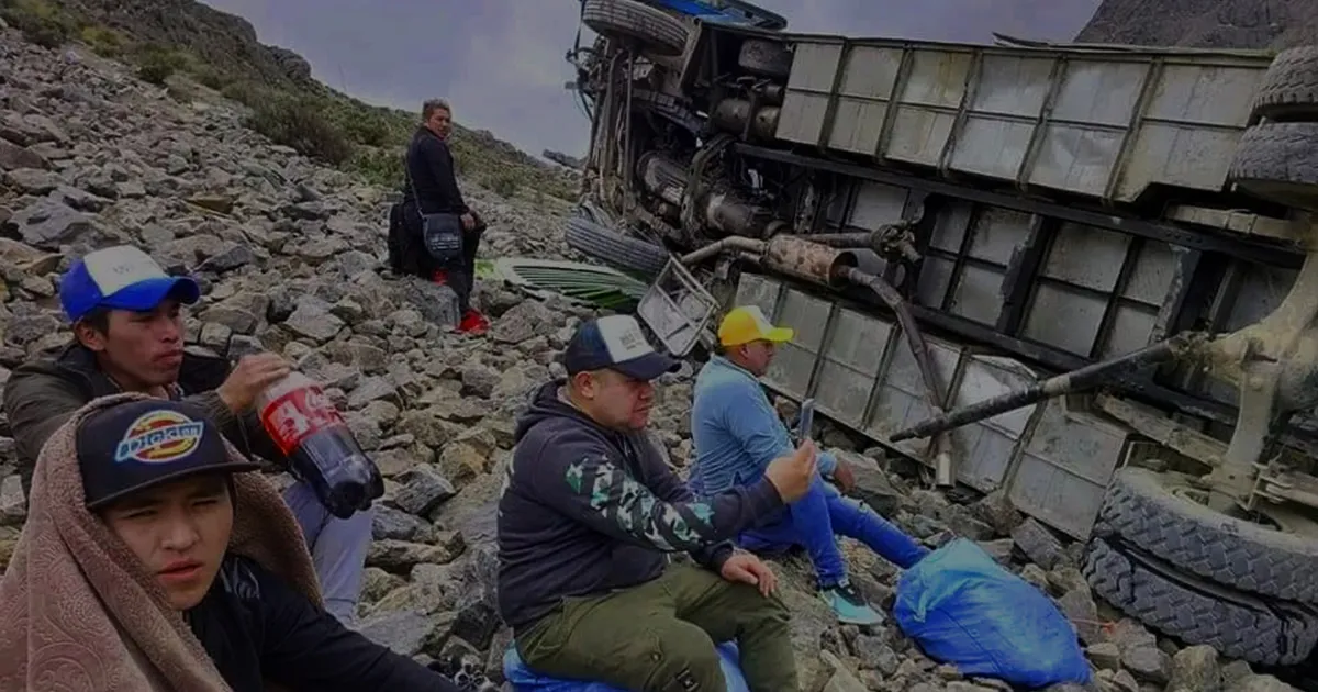 Accidente Los Cumpas X Siempre en Cochabamba (Foto: LCXS)