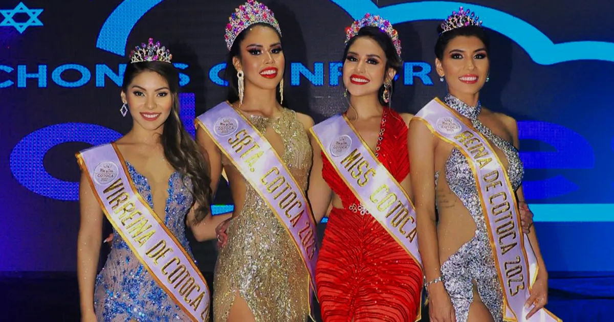 Miss, Señorita, Reina y Virreina Cotoca 2023 (Foto: Miss Cotoca)