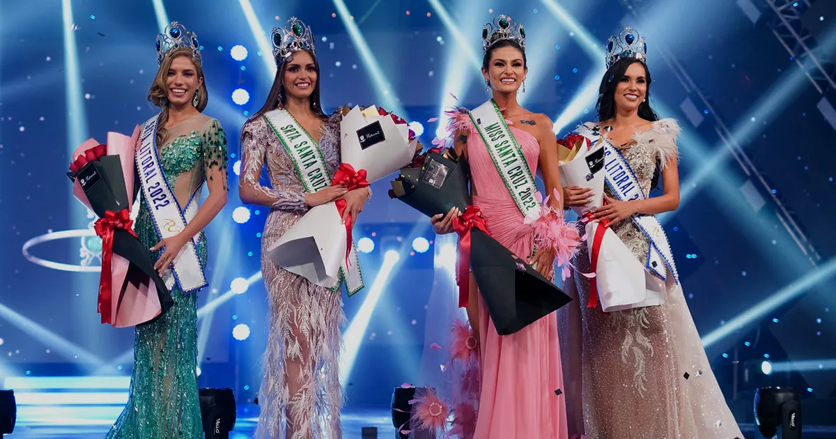 Ganadoras Miss Santa Cruz 2022 (Foto: Promociones Gloria)