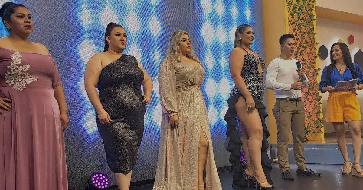 Modelos curvy y Daniel Parada (Foto: Hola País)