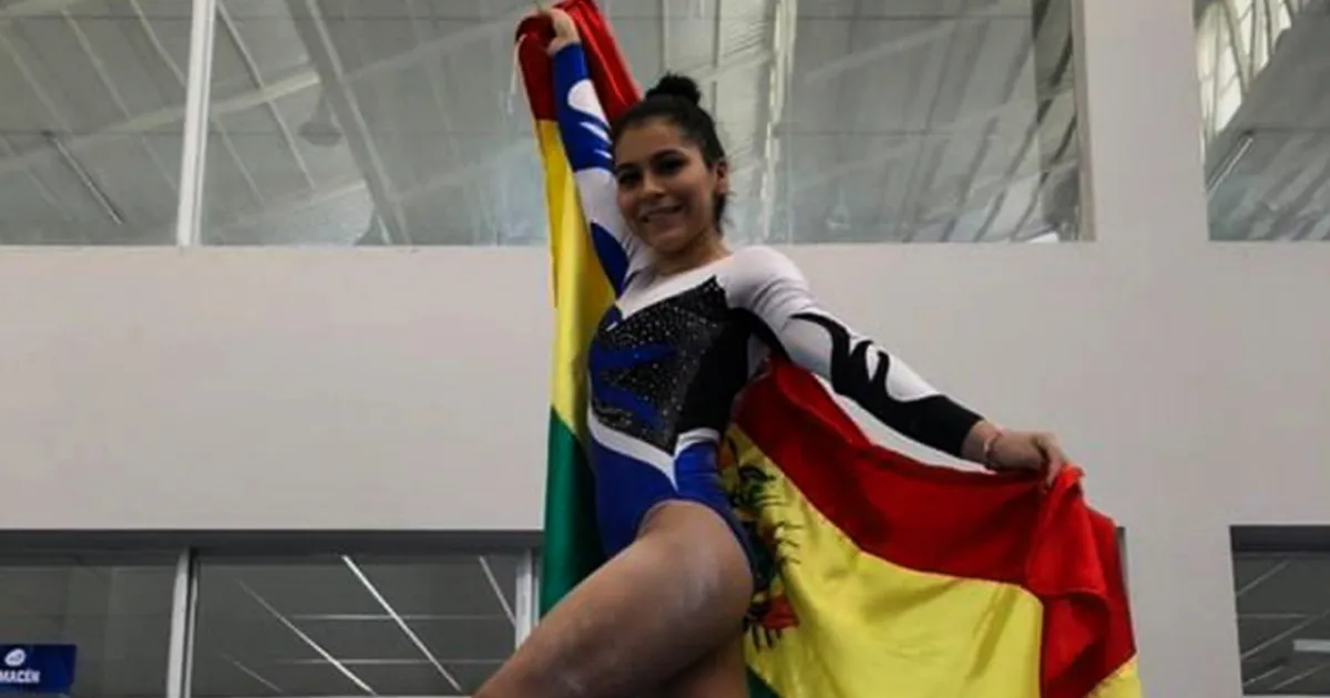 Stephanie Ortiz Zabala, gimnasta boliviana (Foto: Stephanie Ortiz)