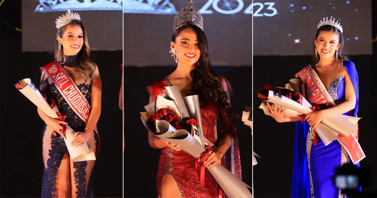 Ganadoras Miss Chuquisaca 2023 (Foto: Missosology Chuquisaca)