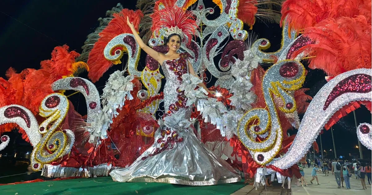 Cecilia Rojas, Reina del Carnaval Trinitario 2024 (Foto: C.R.P.)