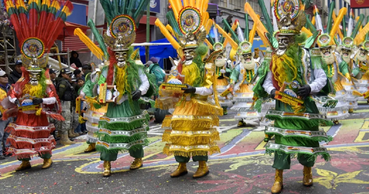 Danza de la morenada en Gran Poder (Foto: La Patria)