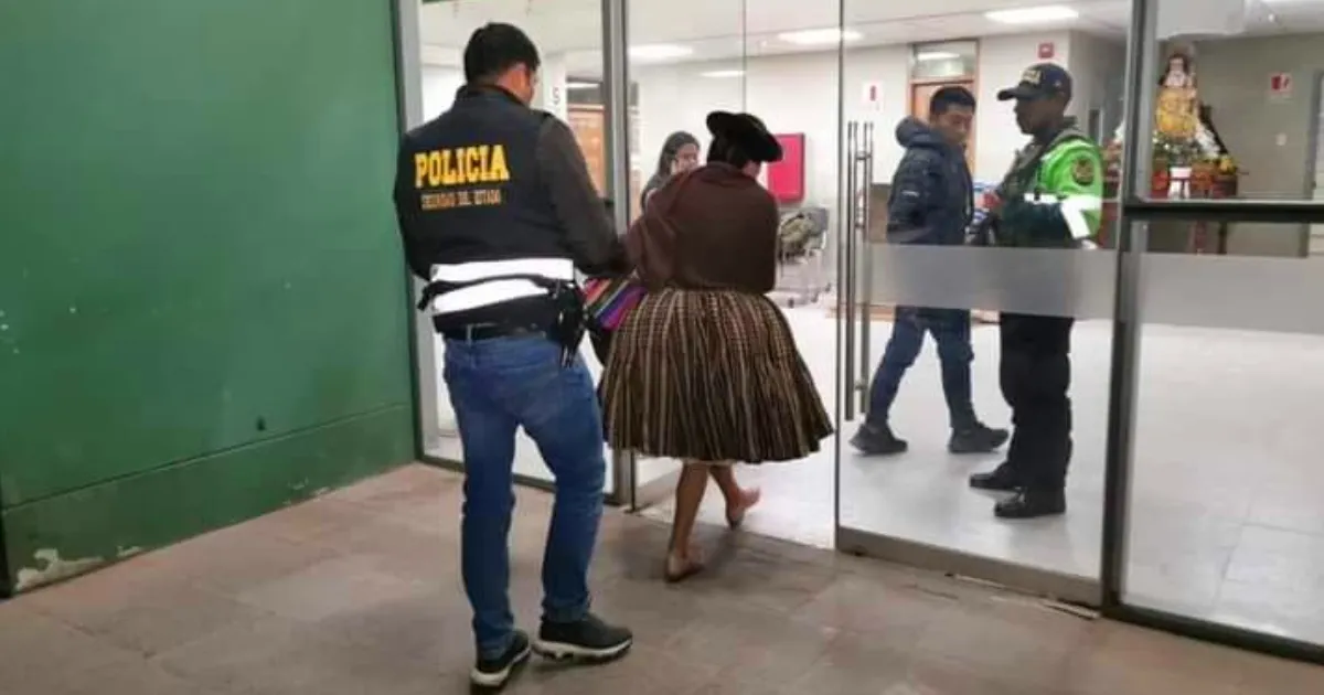 Elizabet Flores es detenida en Perú (Foto: RRSS)