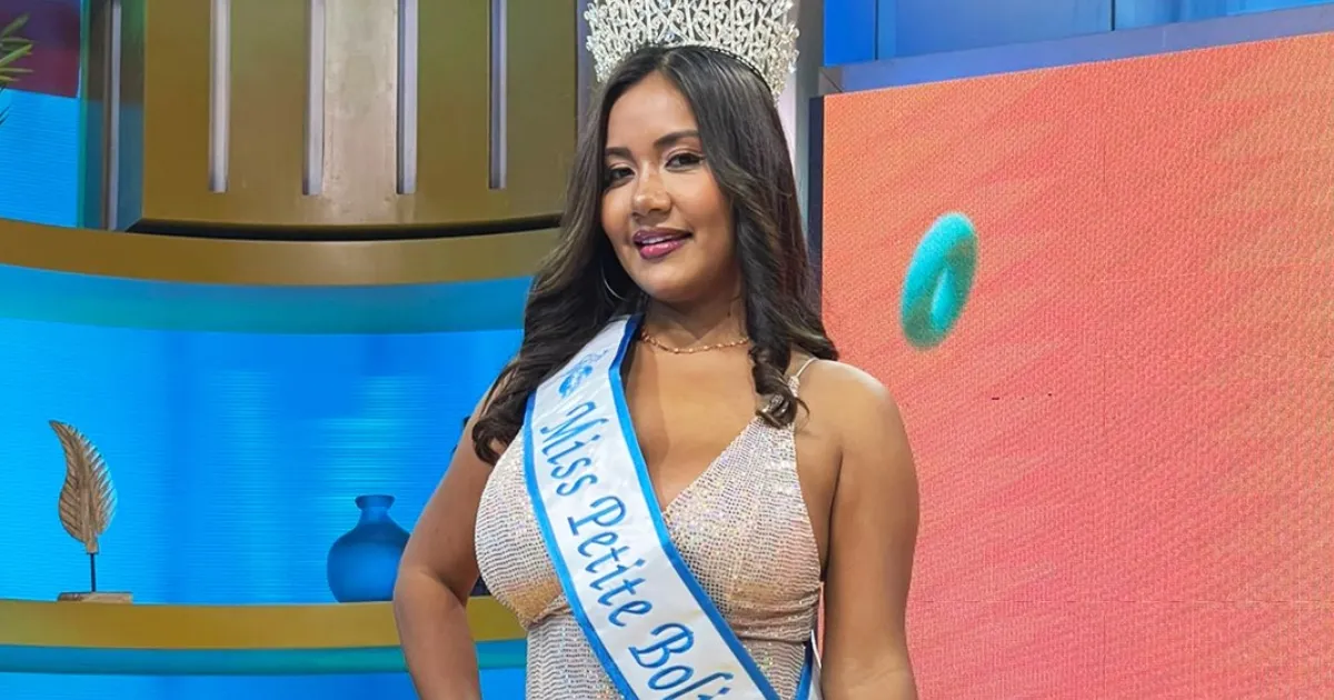 Margarita Bravo, Miss Petite Bolivia 2024 (Foto: Red Uno)