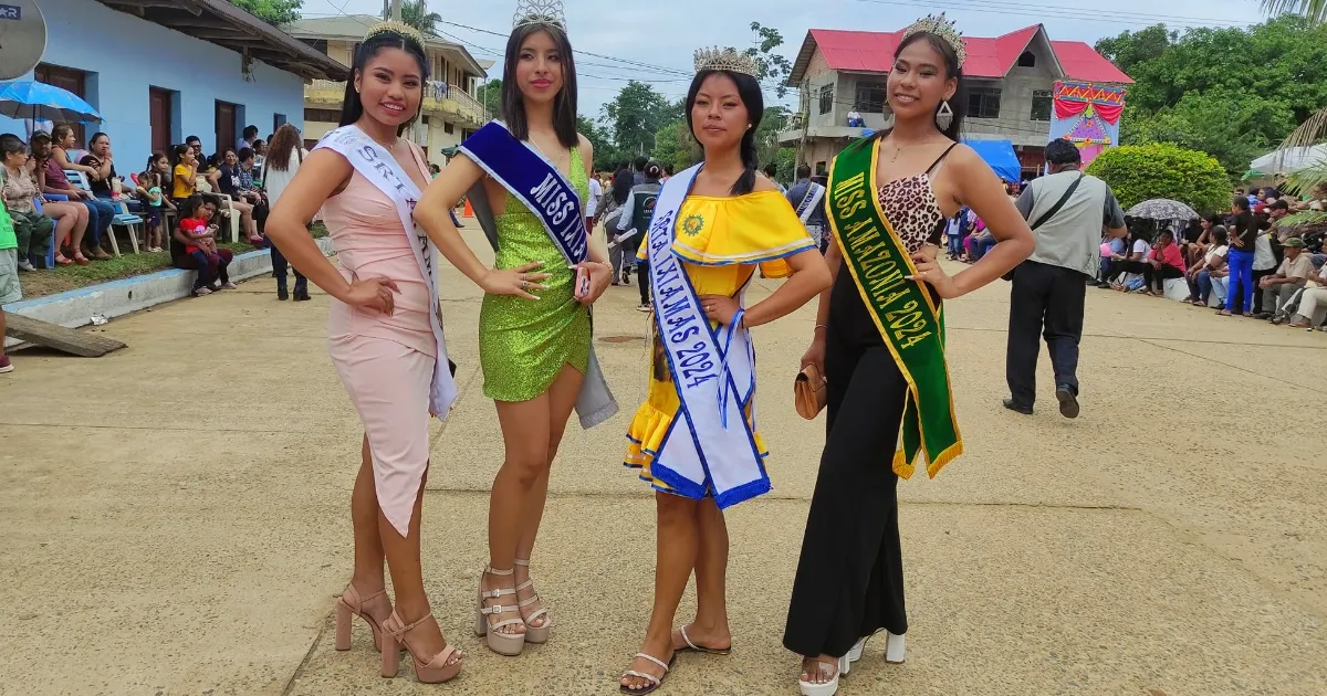 Soberanas Miss Ixiamas 2024 (Foto: Radio Unión Ixiamas F.M.)