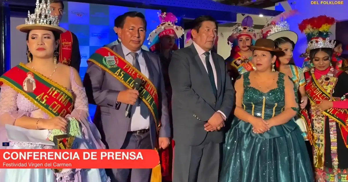 Presentación festividad Virgen del Carmen (Foto: Captura)