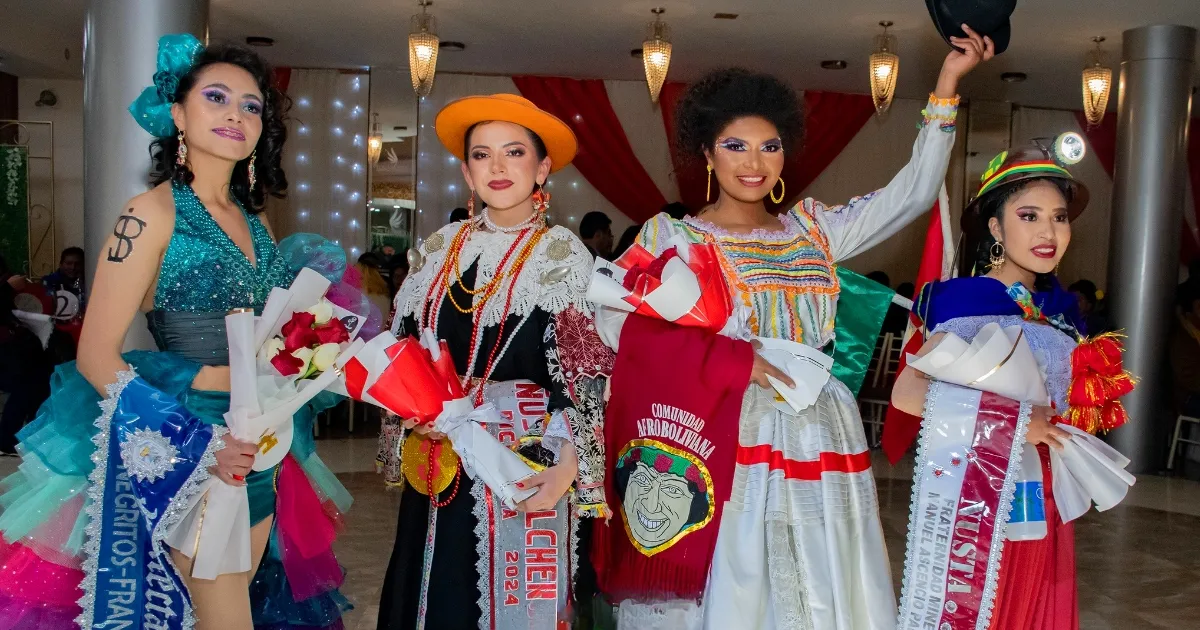 Soberanas de la Festividad de Ch'utillos (Foto: FolkloMedia) 