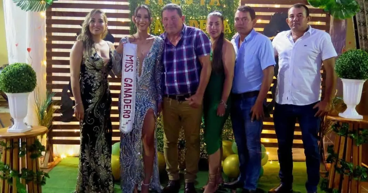 Reina y ganaderos de Huacaraje, Beni (Foto: Asogahua) 
