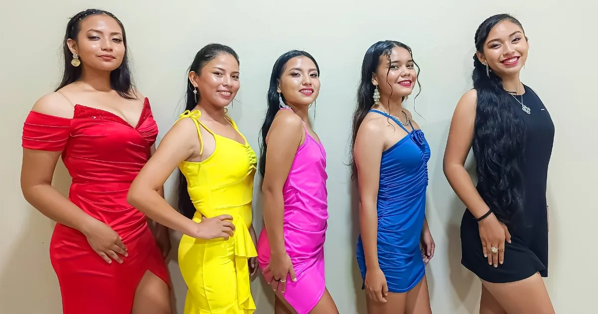 Candidatas a Miss Ixiamas 2025 (Foto: Cortesía)