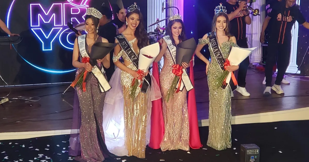 Coronación del Miss La Paz 2025 (Foto: Mediabol)