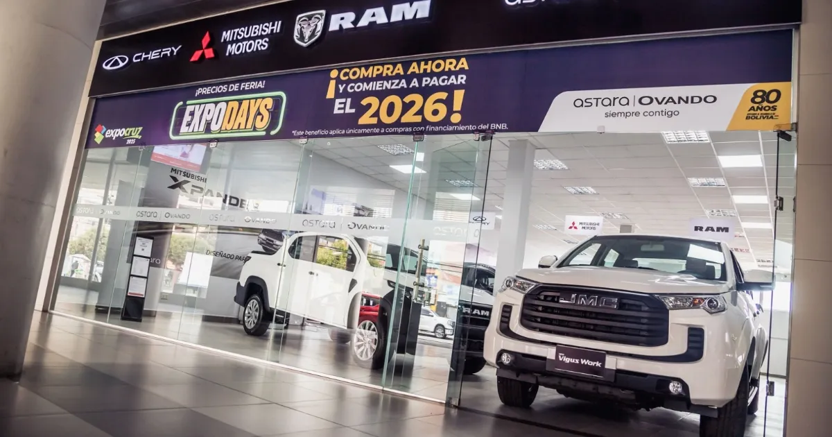 Frontis del showroom en Teleférico Amarillo, El Alto (Foto: Gentileza)