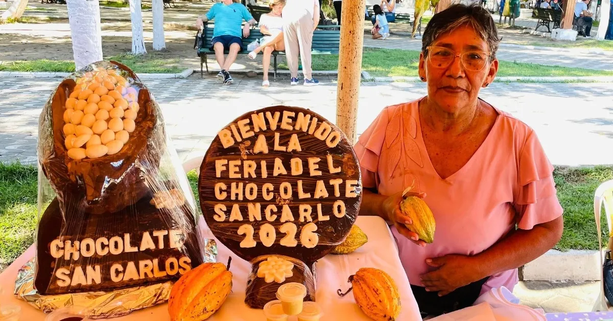 Feria Productiva Artesanal del Cacao en San Carlos (Foto: GAMSC) 