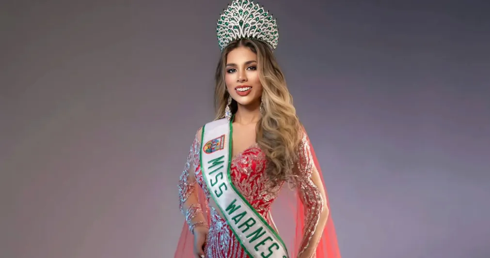 María Rosario Villa, Miss Warnes 2025 (Foto: RRSS)