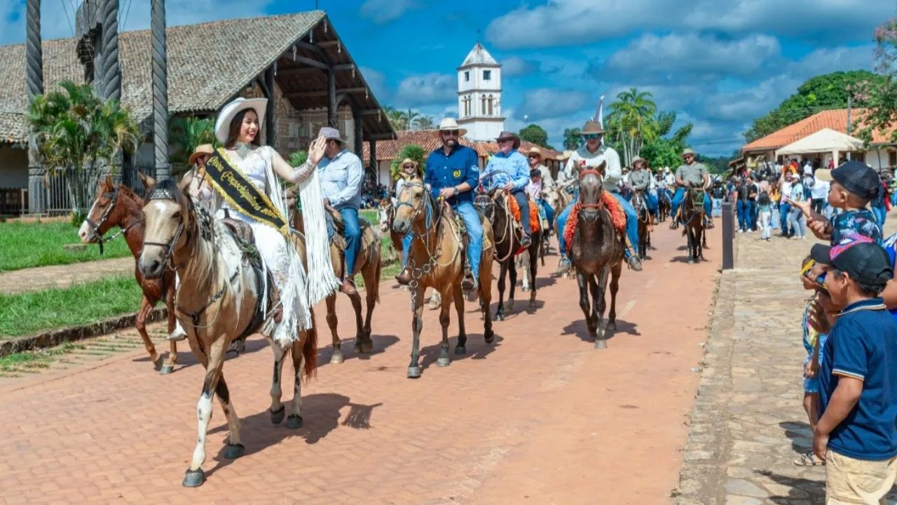 Cabalgata de Comitivas, en Concepción, Santa Cruz (Foto: Fexpo Chiquitana) 